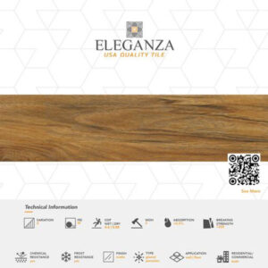 Eleganza 15x60 QDC6159086 Acacia Wood-Look Tile Natural